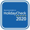 Holidaycheck Auszeichnung Recommended 2020